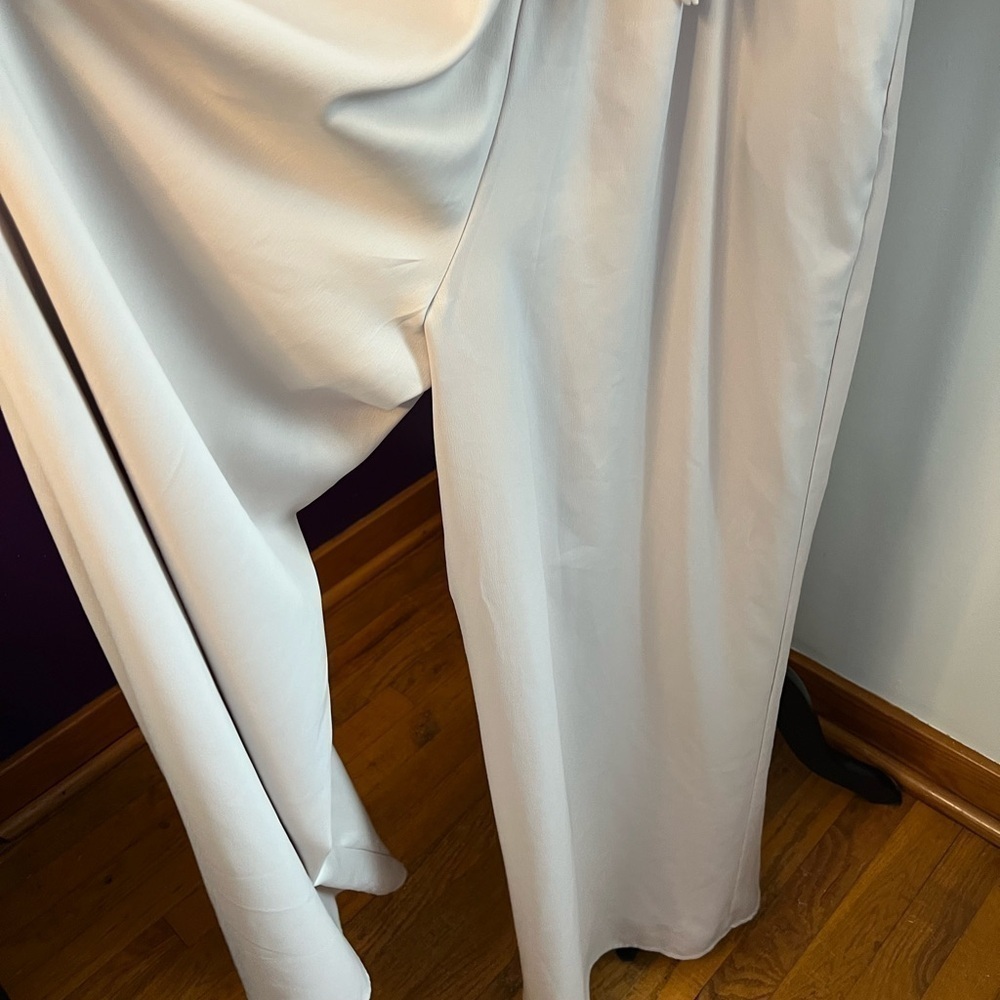 INA Cream Colored High Neck Jumpsuit - Picture 6 of 8